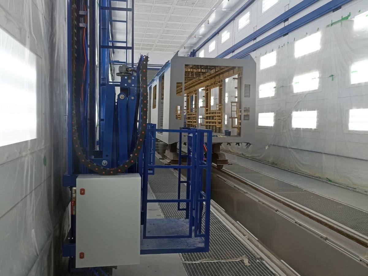 Модуль нагрева воздуха для окрасочных камер